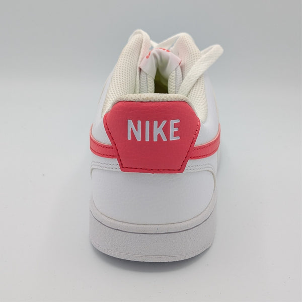 EUR 44,5 NIKE WMNS Court Vision Lo NN (DR9885-101):White/Sea Coral-Volt-Black